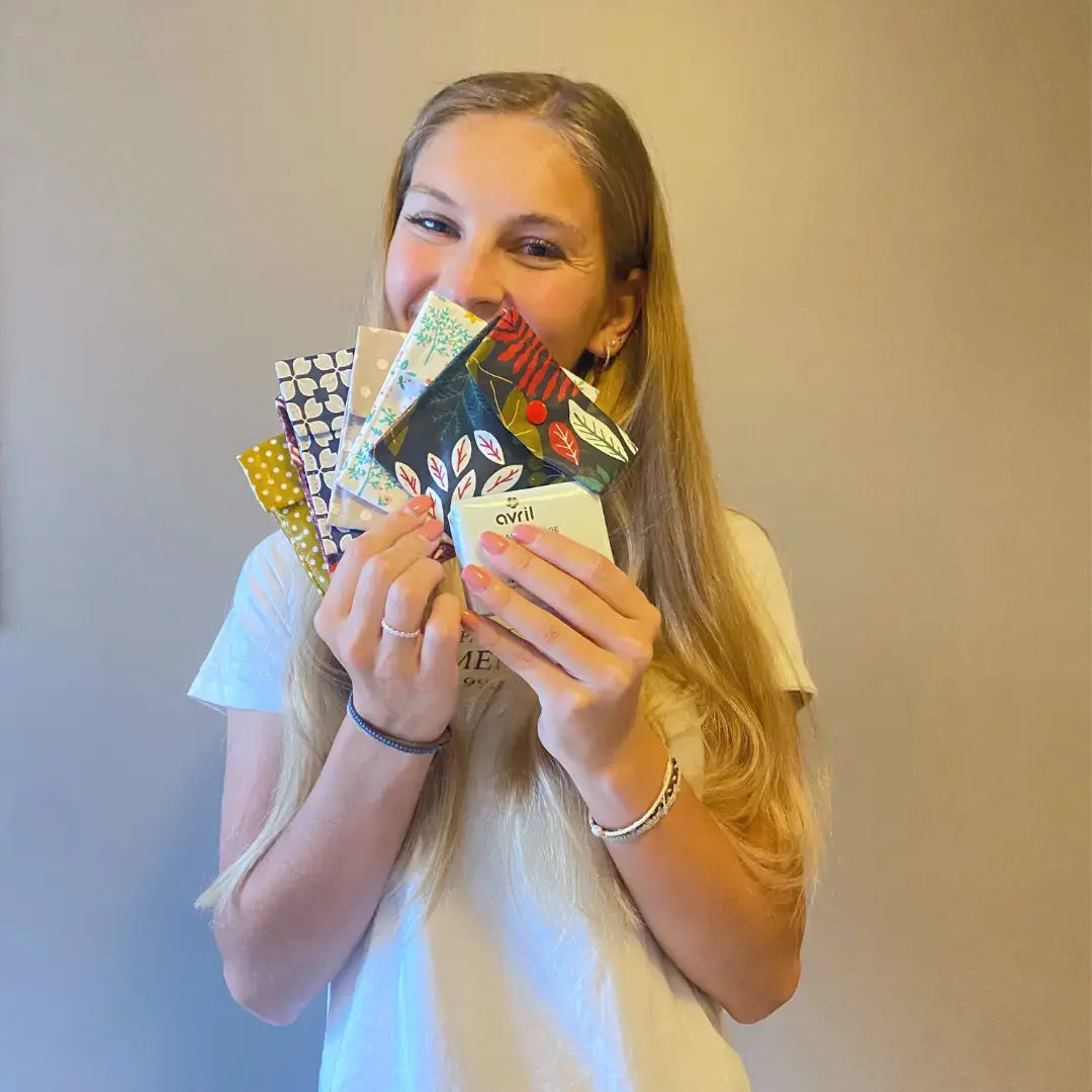 Célia-apprentie-chez-Coton-vert-lance-sa-marque-d-accessoires-zéro-déchet-ITW. Coton vert