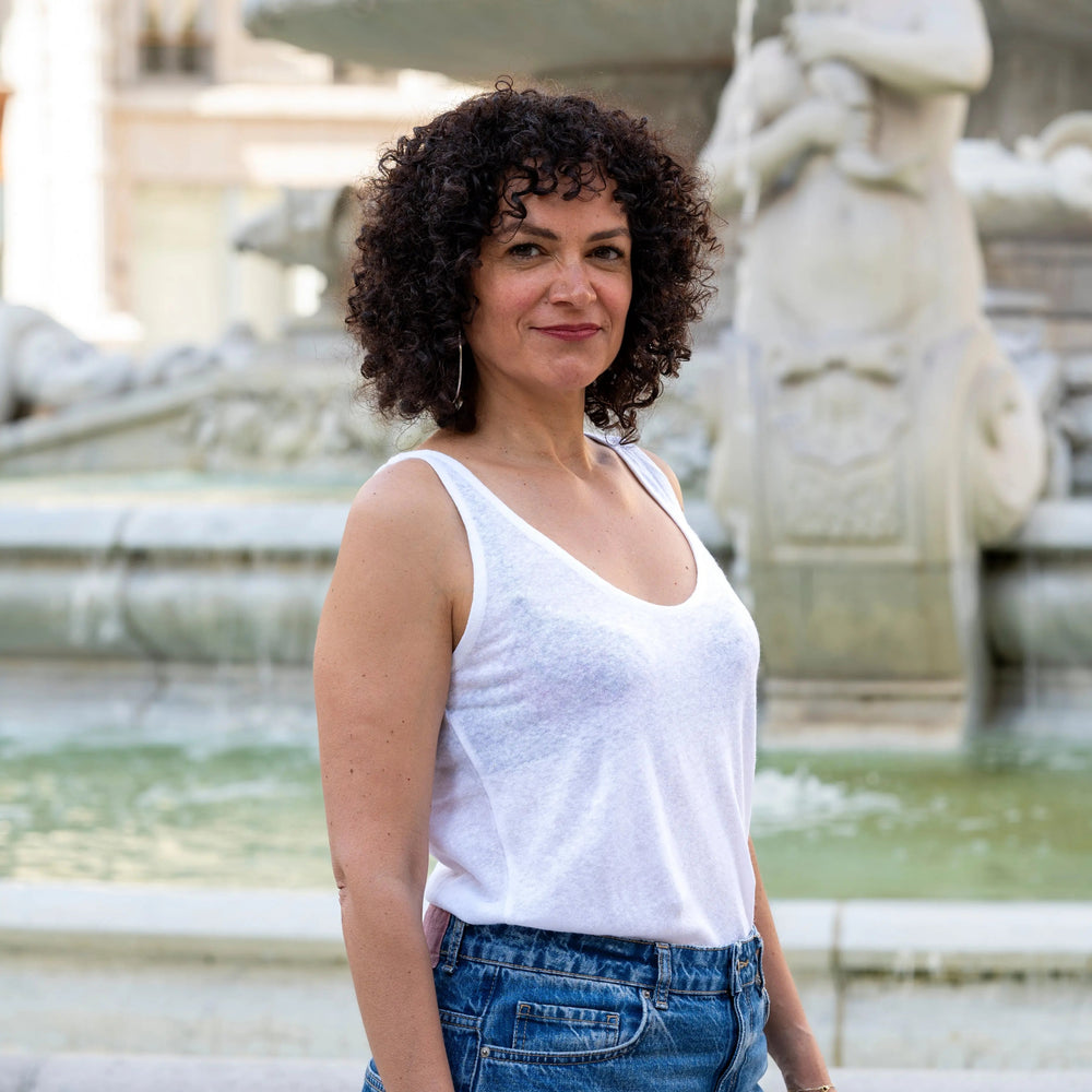 Le débardeur en lin upcyclé (qui ne gratte pas) - Coton vert