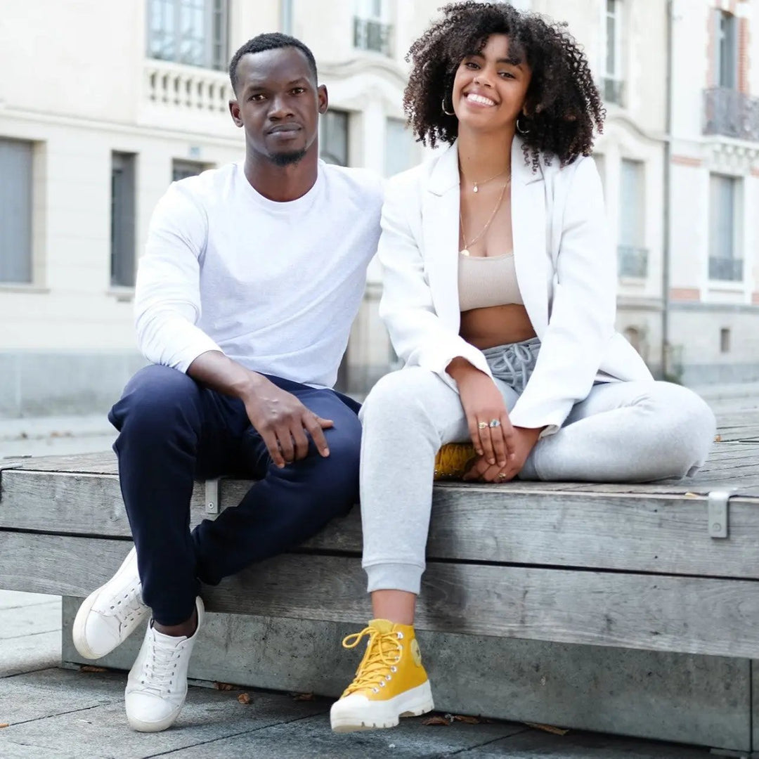 Le jogging moelleux mixte en coton bio – Coton vert