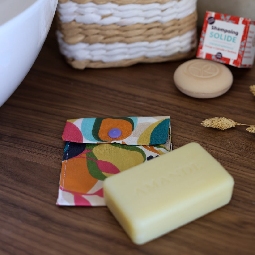Pochette à savon imperméable recyclé | Fabriqué à Lyon