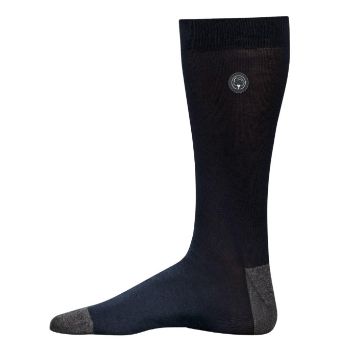 Chaussettes françaises bleu nuit/gris foncé