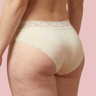 Culotte dentelle écru bio