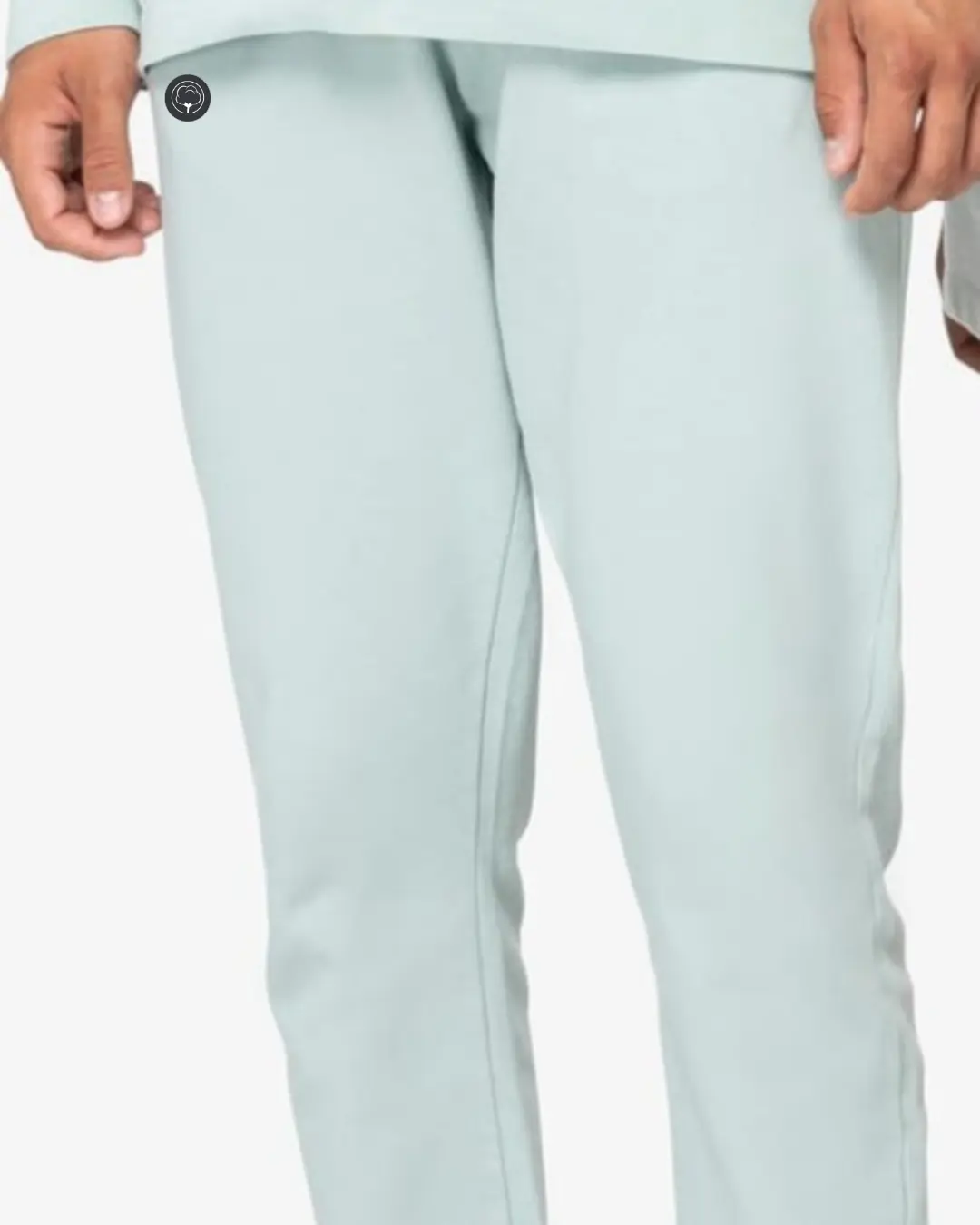 Le jogging moelleux mixte en coton bio Coton vert