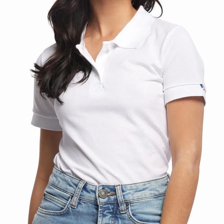 Le polo français femmes en coton bio Coton vert