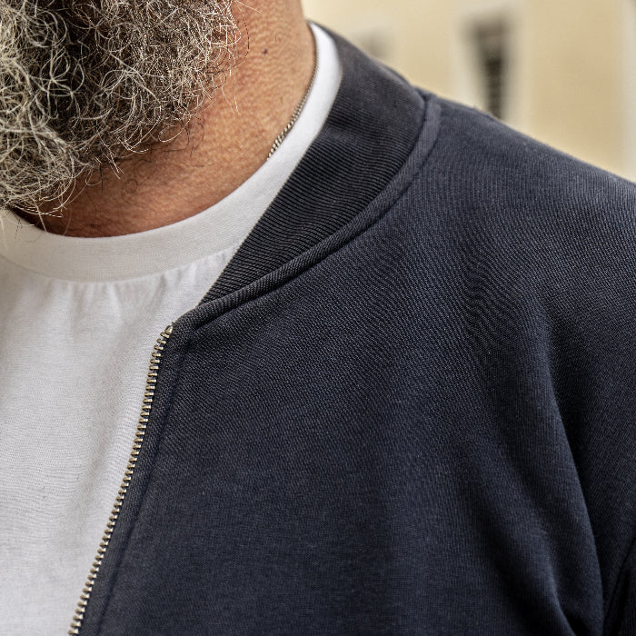 Le teddy français en coton bio marine - Coton vert