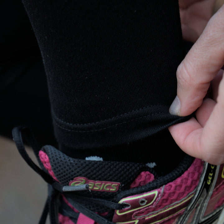 Legging Coton vert noir en coton bio 1