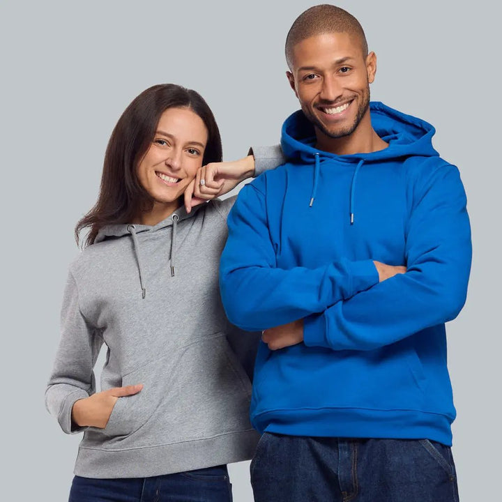 Le sweat capuche français mixte en coton bio Coton vert