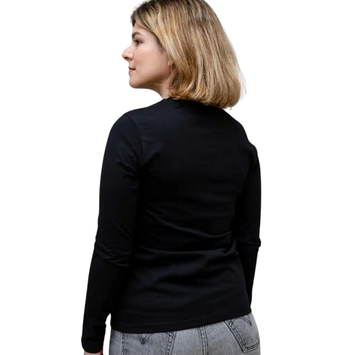 T-shirt manches longues femmes en coton bio - Fabriqué en France