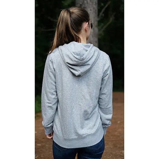 VM ♻ Veste capuche zippée mixte gris chiné en coton BIO Coton vert
