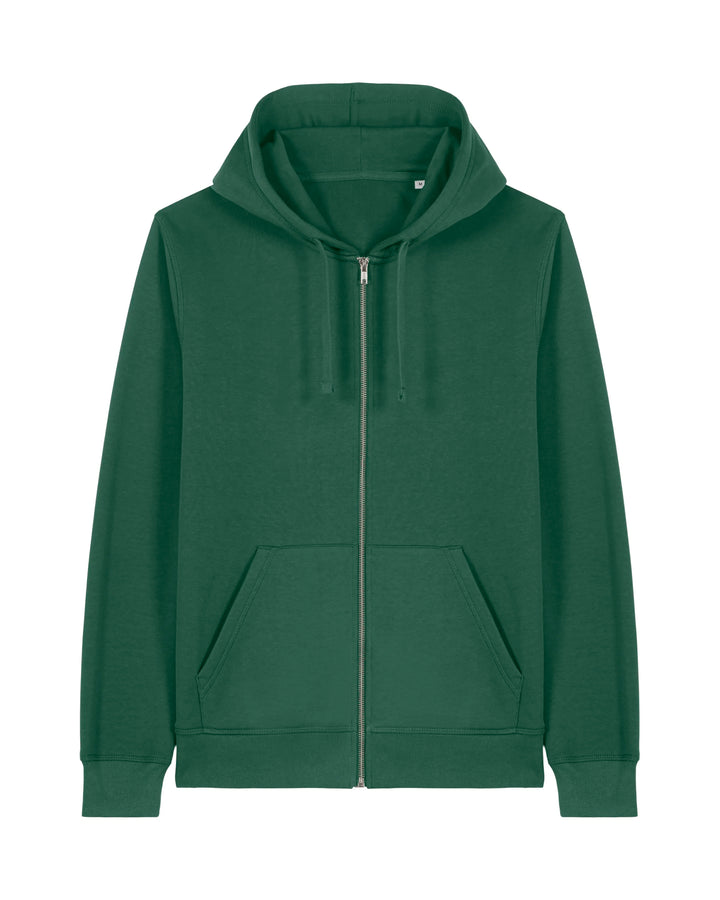 Veste capuche zippée mixte en coton bio