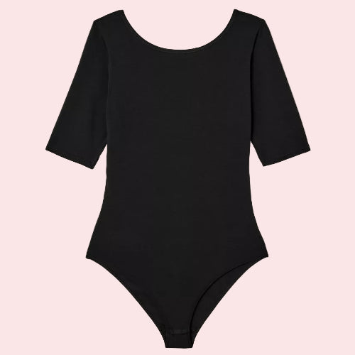 body-noir-dos-nu-noir - Coton vert