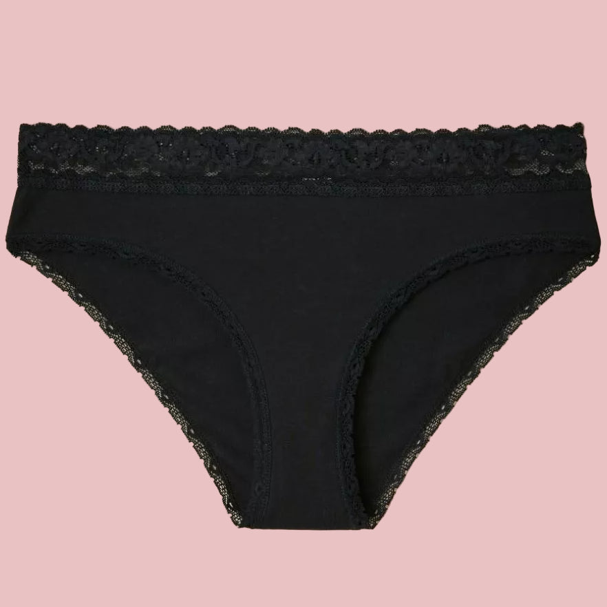 La culotte Alexandra en dentelle bio - Fabriquée en France