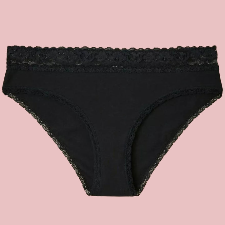 La culotte Alexandra en dentelle bio - Fabriquée en France