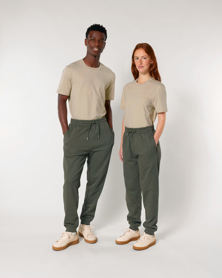 VM ♻ Le jogging moelleux mixte kaki coton bio (vêtements moches) - Coton vert