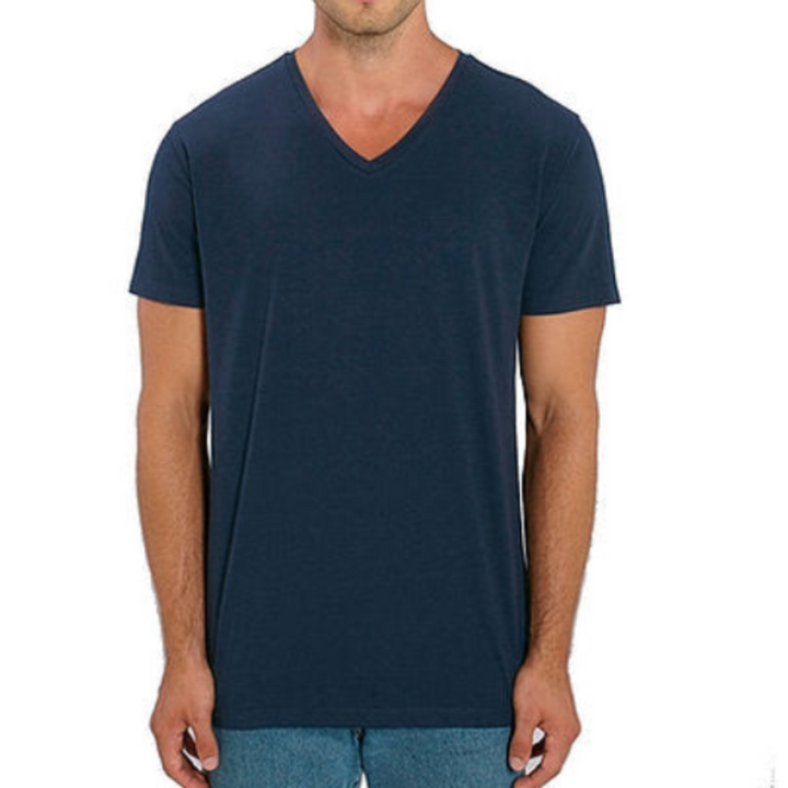 T-shirt Hommes col V en coton BIO